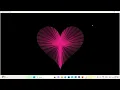 create a heart in python idle