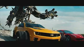 Transformers Dark Of The Moon 2011 Freeway Chase Only Action 4K 