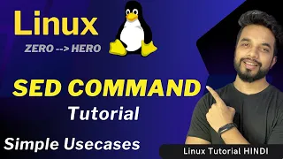 Linux SED Command SED Tutorial in Hindi Linux for Beginners