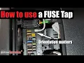 How to INSTALL a FUSE Tap correctly AnthonyJ350