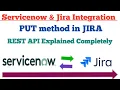 How to update issues in Jira using REST API put API for updating jira issues