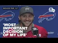 Josh Allen talks about marrying his best friend Hailee Steinfeld