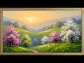 4K Spring Season Painting Elegant For Wall Art for Home Decor 2Hrs