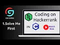 1 solve me first Hackerrank C
