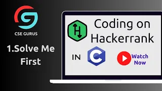 1 solve me first Hackerrank C