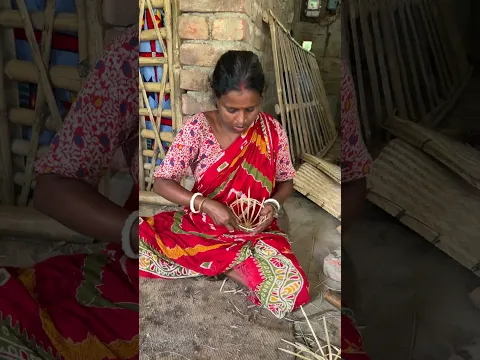Quick Bamboo Basket Making #shorts