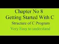 Ics Computer Part 2 Chapter 8 - Structure of C Program