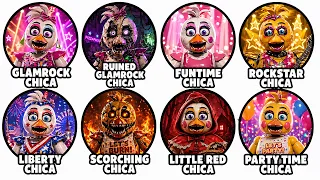 Every Modern Chica in FNAF Explained In 8 Minutes