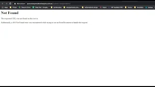 Not Found The requested URL was not found on this server