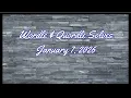 Wordle Quordle of the Day for January 7 2026 Happy Old Rock Day
