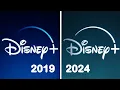 Download Lagu Disney+ Logo Comparison (2019/2024)