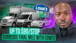 Up To Curbside Final Mile With Lowes