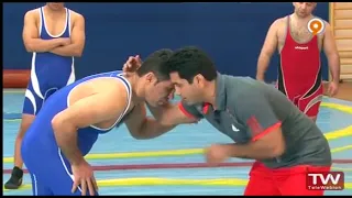 آموزش کشتی با منصور خان برزگر و محم د طلایی قسمت او ل انواع گاردها 