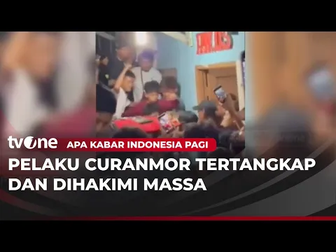 Apes! Maling Motor di Tanjung Priok Tertangkap & Dihajar Warga