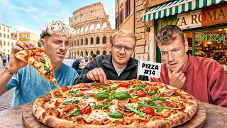 On traverse Rome MAIS on doit manger dans chaque pizzeria qu'on croise