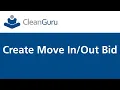 CleanGuru - Create Move In Out Bid
