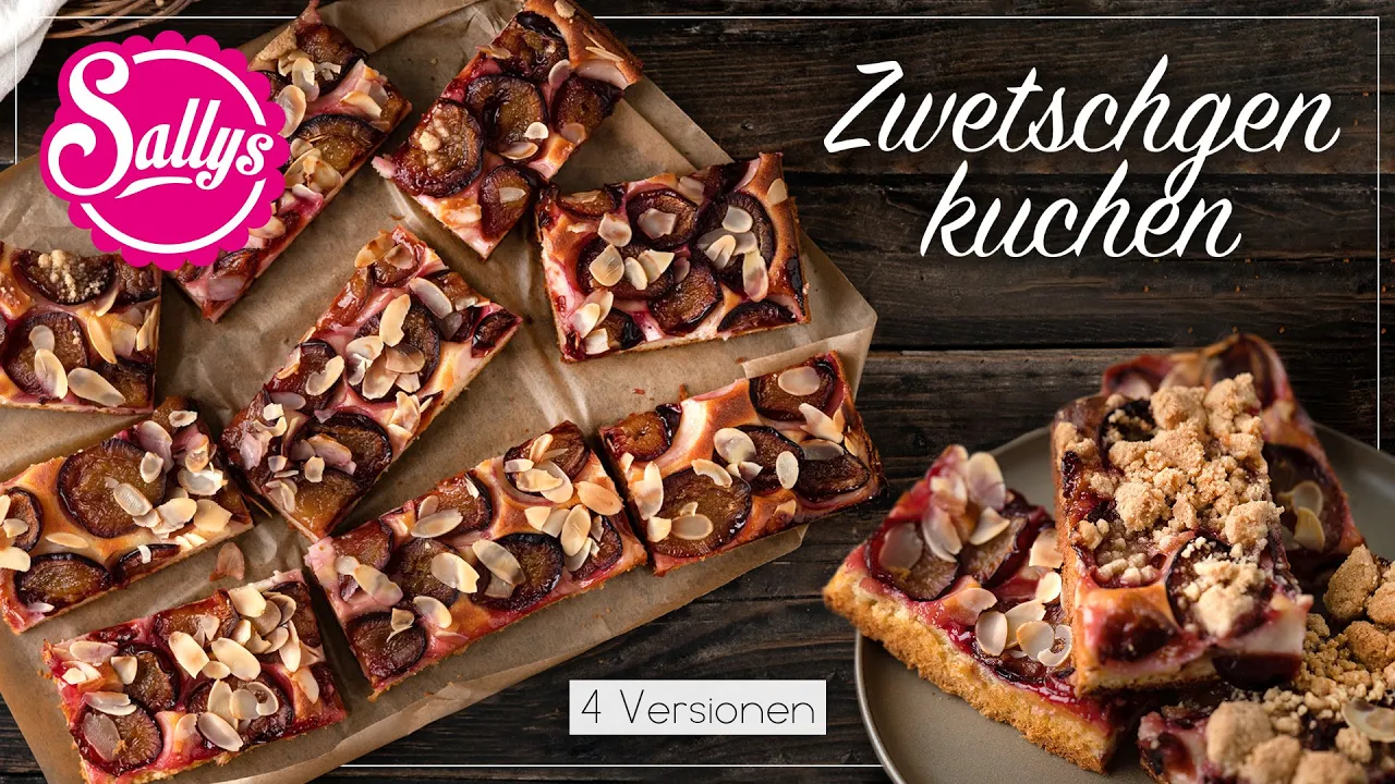 
          
          
          
            
            Zwetschgenkuchen mit & ohne Streusel / rund & vom Blech / Sallys Welt
          
        . 