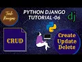 How to Read Update Delete data at Database Model web development with Django tutorial-06
