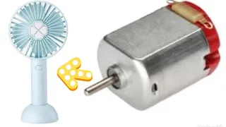 طريقه عمل مروحه صغيره محموله من محرك موتور اللعبه الصغير لازم تشوف الفيديو 