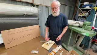 How I make my textil hardware. By request. These fittings for small boats are cheap simple & light