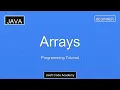 Arrays in Java - Store Multiple Values Programming Tutorial