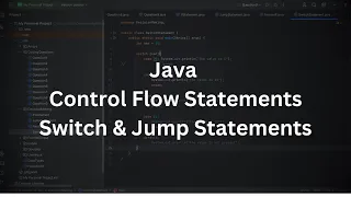 Java Control Flow Statements Switch Jump Statements Java Programming Tutorial
