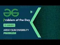 Array Pair Sum Divisibility Problem 01 Jan POTD Geeks for Geeks Problem of the Day