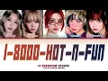 LE SSERAFIM '1-800-hot-n-fun' (르세라핌) (Color Coded Lyrics)