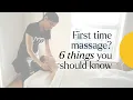 What to expect from a professional massage