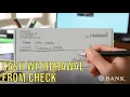 How to Write a Check for Cash Wit rawal Step by Step
