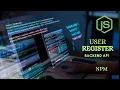 User Registration in Node js Express Beginner Backend Tutorial with MongoDB