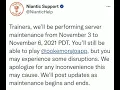 Pokemon Go Server Maintenance