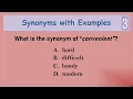 Synonyms with Examples 3 English Vocabulary Practice Test Test Your English Vocabulary Skills