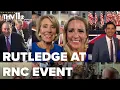 Leslie Rutledge seen at RNC event not wearing mask social distancing