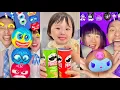 Download Lagu Random Emoji Food Challenge ASMR Compilation! 🥵bubble tea(Part127)