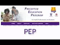 PEP - Preceptor Education Program