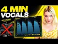 How to mix professional vocals in 4 mins