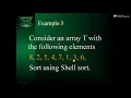 Shell sort part 2