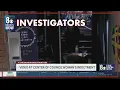 shows Henderson councilwoman standing behind curtain recording colleague