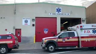 Emergency Vehicles In A Emergency Station New york