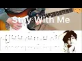 Download Lagu Miki Matsubara - Stay With Me (guitar cover with tabs \u0026 chords)