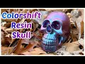 Trying DEEP POUR Resin For the First Time to make a Resin SKULL Using TeExpert Resin