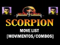 Mortal Kombat 4 PS1 - Scorpion Move List
