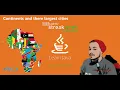 Learn Java largest cities and there continents
