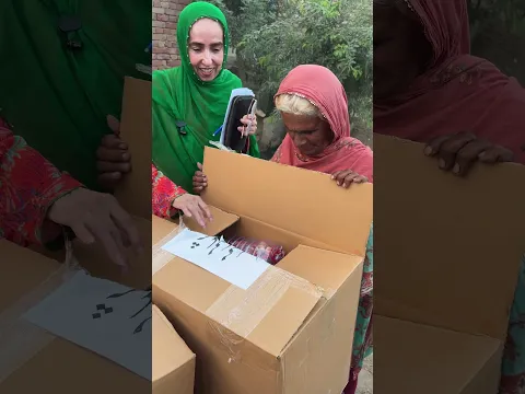 Maa g kai liye parcel lai ker un kai ghar pohanch gaye #humanity #india #pakistan