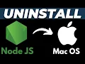 How to Completely Uninstall Node JS in Mac OS