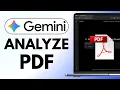 Analyze PDFs with Gemini AI