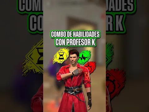 🧠 LAS MEJORES HABILIDADES para el PROFESOR K 🎯 ¡EL COMBO PERFECTO! 🚀✨#ProfesorK #Combofreefire