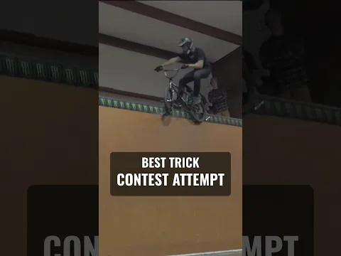 Best Trick BMX Contest Attempt #bmx #bikes