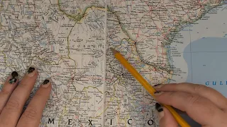 ASMR Coahuila Mexico History Geography Soft Spoken Map Tracing Google Earth